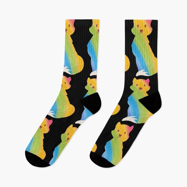 Item preview, Rainbow fox pattern - Colourful  designed and sold by LukjanovArt.