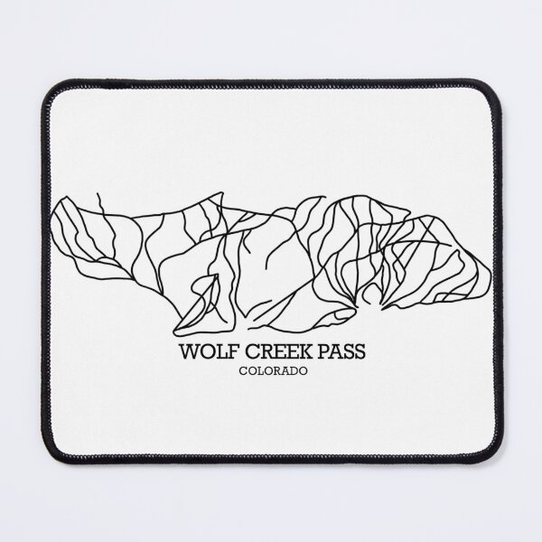 Item preview, Wolf Creek Pass, Colorado Ski Trail Map designed and sold by buckal.