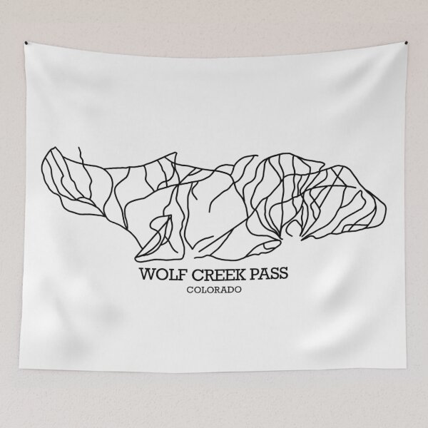 Item preview, Wolf Creek Pass, Colorado Ski Trail Map designed and sold by buckal.