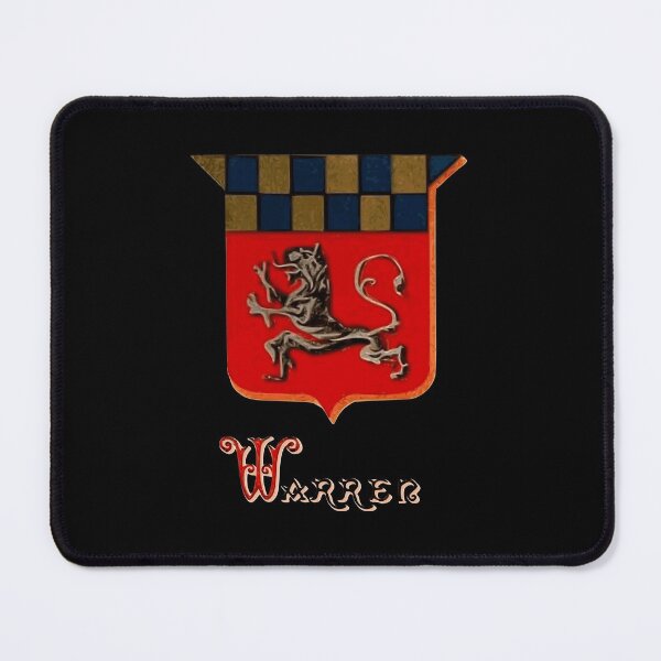Item preview, Warren Family Coat of Arms designed and sold by Heraldica.