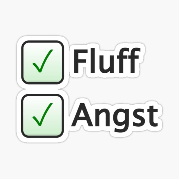 Artikel-Vorschau von Fluff- und Angst-Tags, designt und verkauft von thecaptainkay.