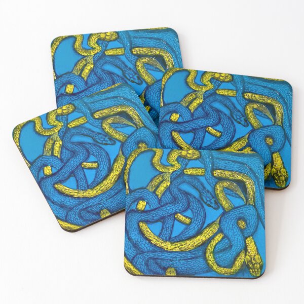 Item preview, Snakes Coiled designed and sold by AGuillotinette.