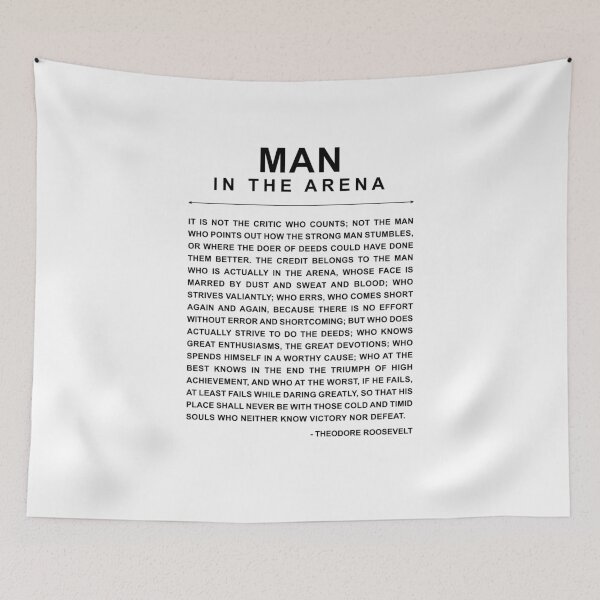 Item preview, Man In The Arena - Daring Greatly designed and sold by Your Treasures.