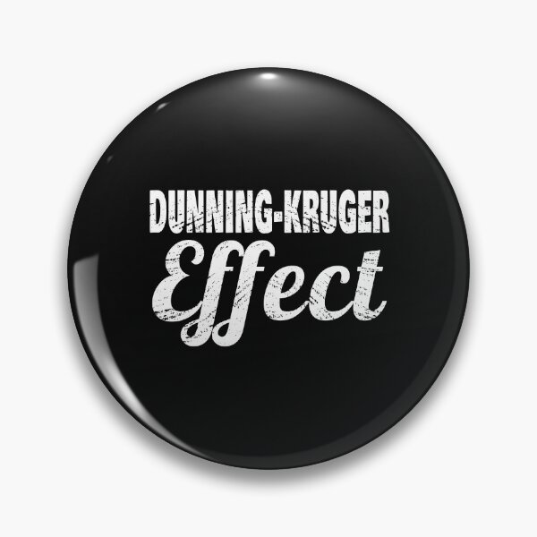 Item preview, Dunning-Kruger effect distressed designed and sold by jdtees.