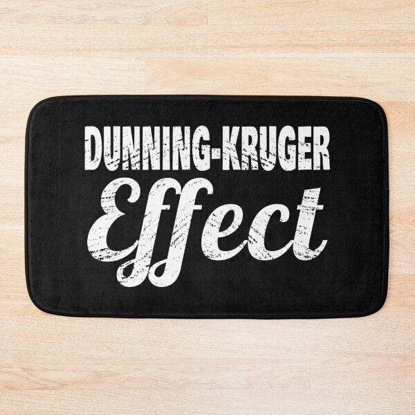 Item preview, Dunning-Kruger effect distressed designed and sold by jdtees.