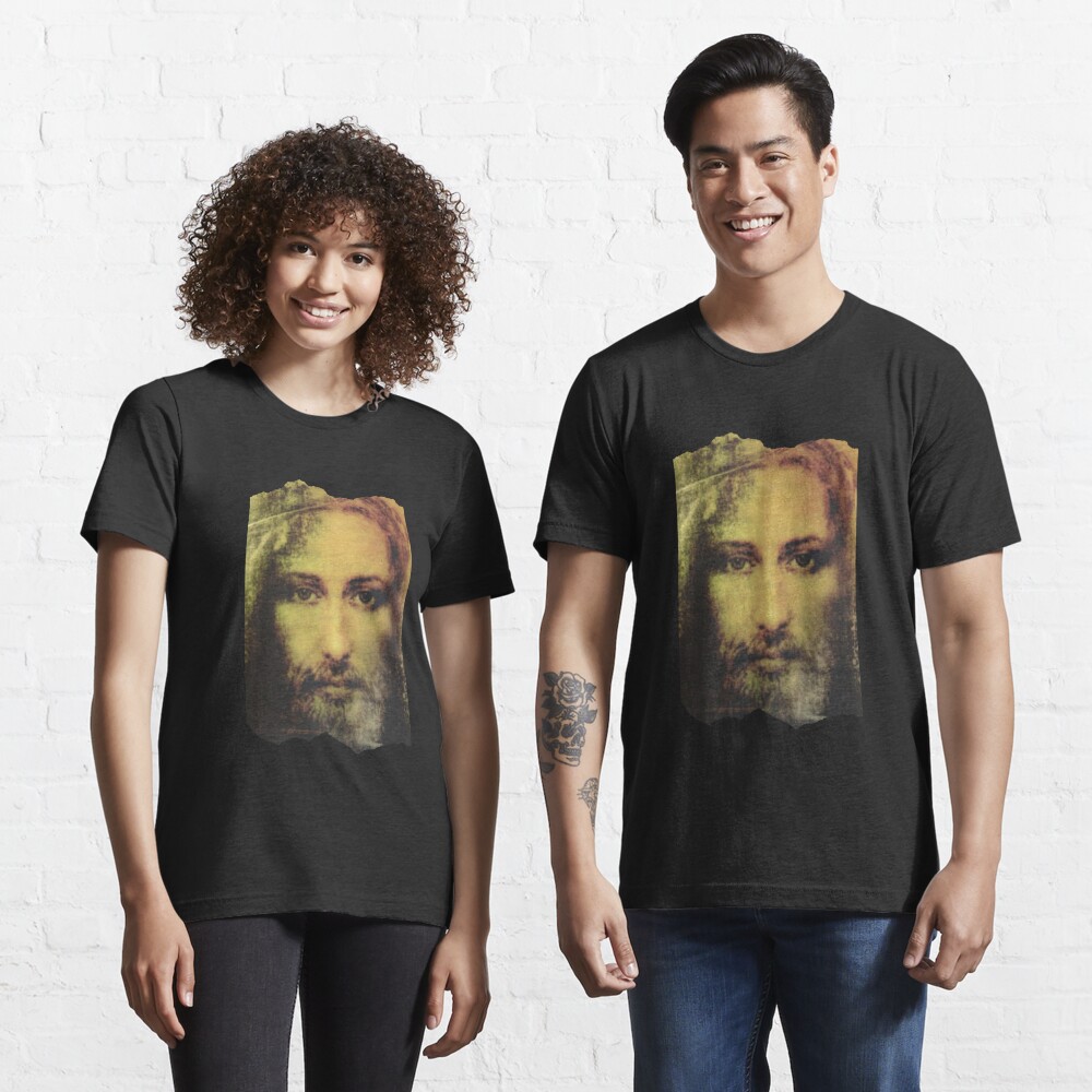 Holy Shroud Jesus Face Shroud Of Turin Jesus Christ Jesus Trinity T Shirt For Sale By ADMG