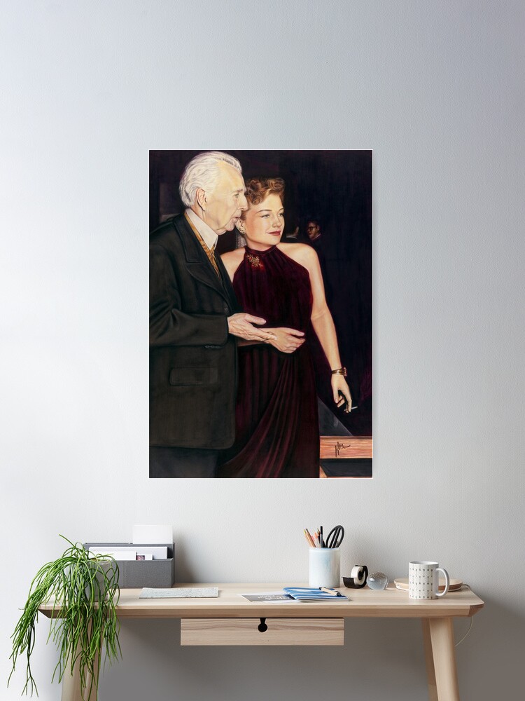 Thumbnail 2 of 3, Poster, Anne Baxter Color Pencil @ www.KeithMcDowellArtist.com designed and sold by Tributes.
