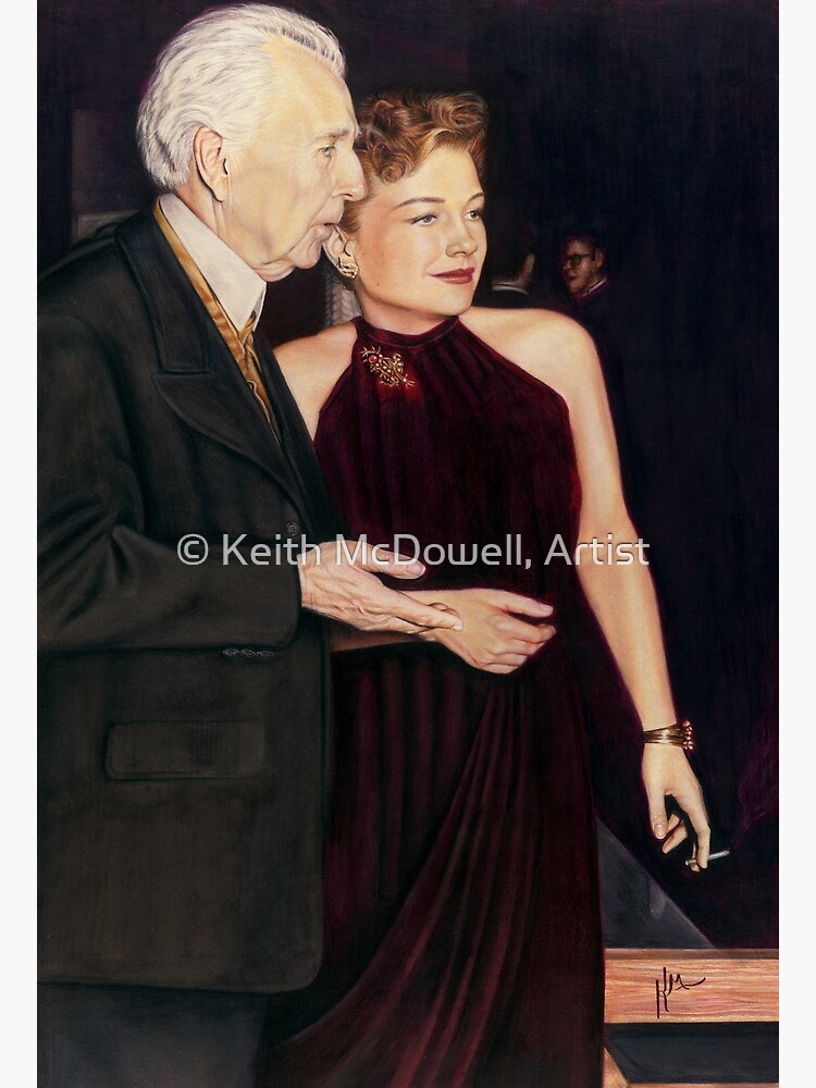 Thumbnail 3 of 3, Poster, Anne Baxter Color Pencil @ www.KeithMcDowellArtist.com designed and sold by Tributes.