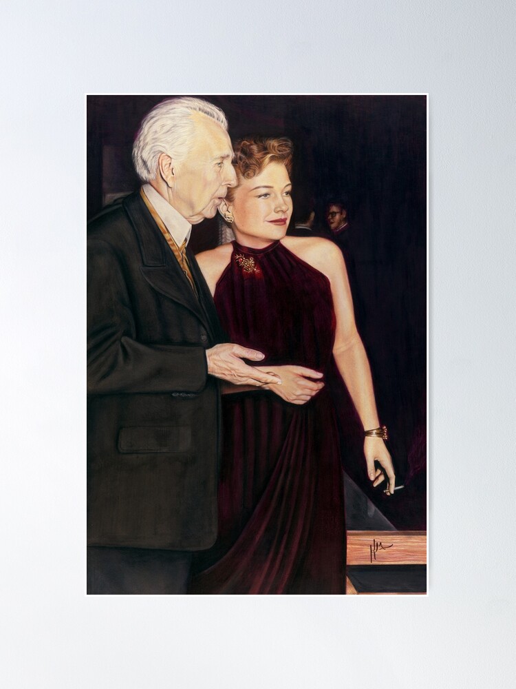 Thumbnail 1 of 3, Poster, Anne Baxter Color Pencil @ www.KeithMcDowellArtist.com designed and sold by Tributes.
