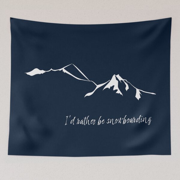 Item preview, I'd rather be snowboarding leewarddesign designed and sold by leewarddesign.