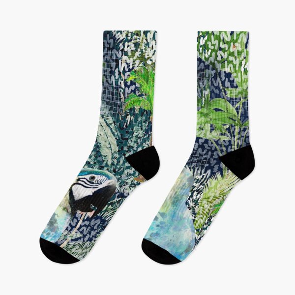 Item preview, Jungle Parrot Abstract designed and sold by MarcSabuncu.