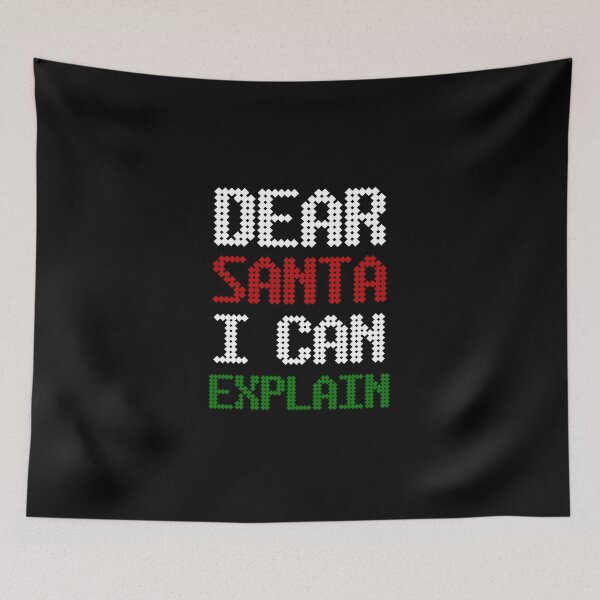 Item preview, Dear Santa I Can Explain | Naughty Kid | Funny letter to santa | Funny Christmas  designed and sold by Violet Treasures.