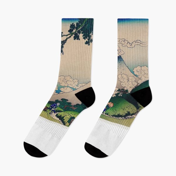 Item preview, Mishima Pass in Kai Province by Katsushika Hokusai. designed and sold by gizmut.
