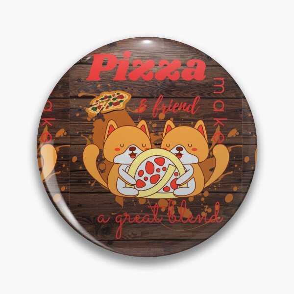 Item preview, For Fox Sake, pizza,friend. designed and sold by Oksanka21.