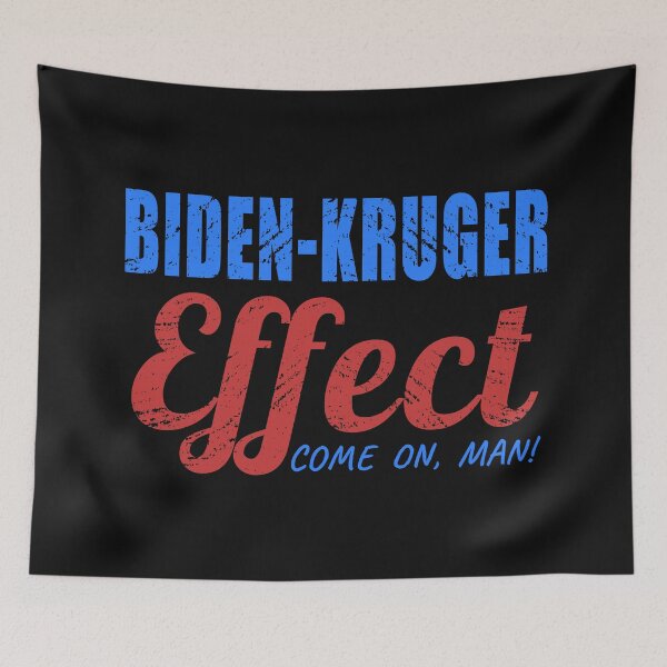 Item preview,  Dunning-Kruger Biden effect distressed designed and sold by jdtees.