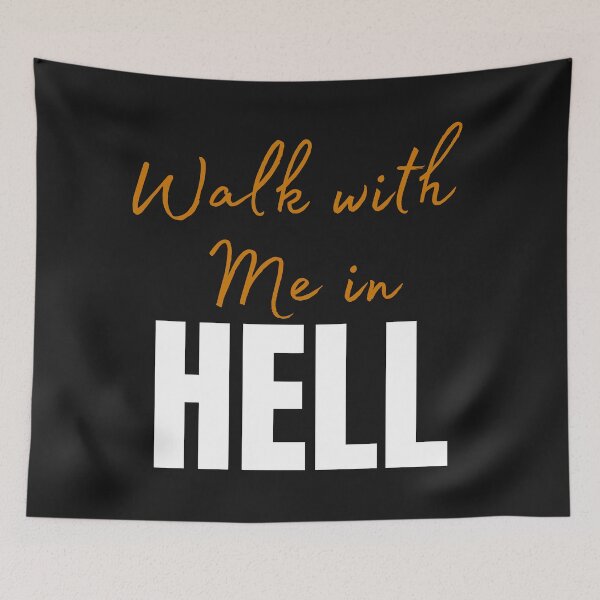 Item preview, Walk with me in HELL designed and sold by MetalRockProg.