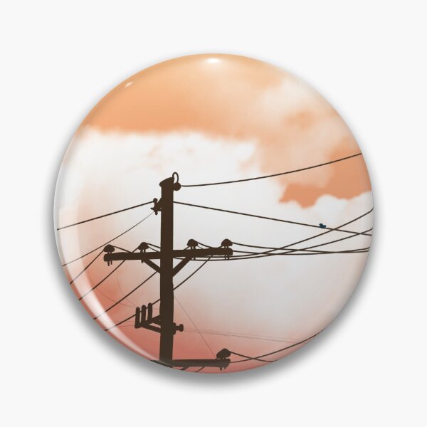 Item preview, Late Sunset Powerlines designed and sold by Castle Of Dreams.