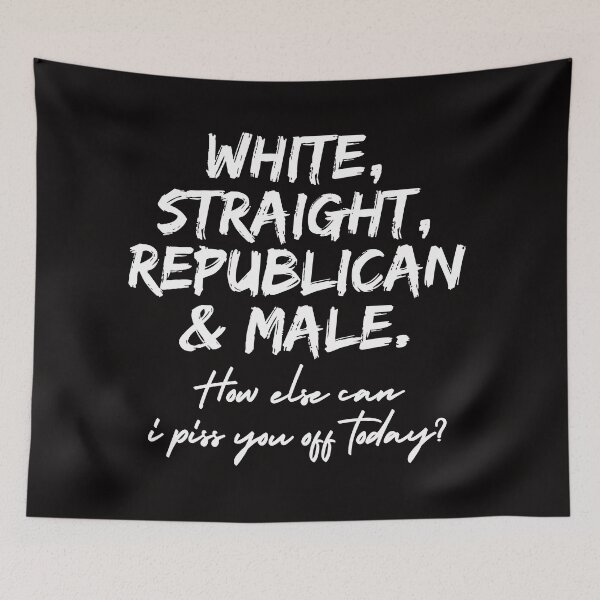 Item preview, White, straight, republican, male designed and sold by LindoPrints.