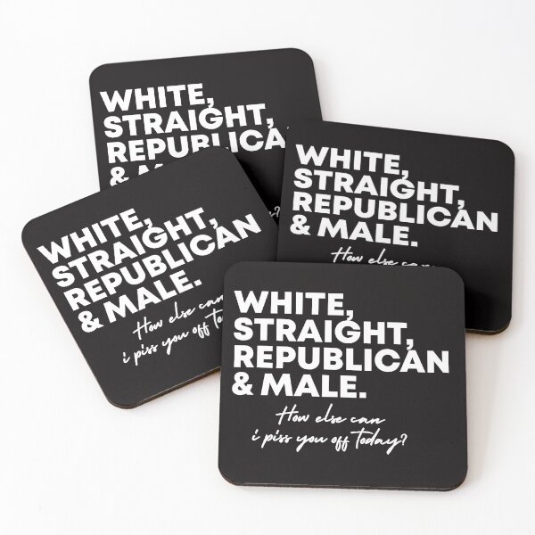 Item preview, White, straight, republican, male designed and sold by LindoPrints.