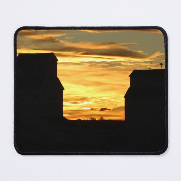 Item preview, Grain Elevators at Sunset designed and sold by Alex Baron.