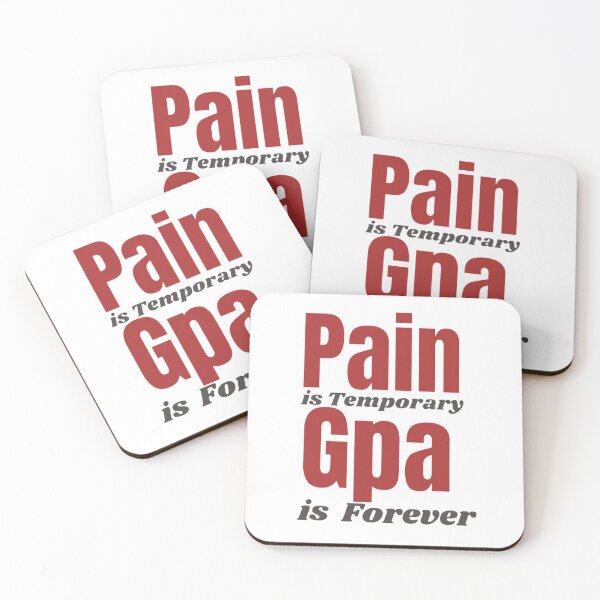 Item preview, Pain is temporary gpa is forever, motivational quotes, positive saying, inspiration  designed and sold by Special-Art1.
