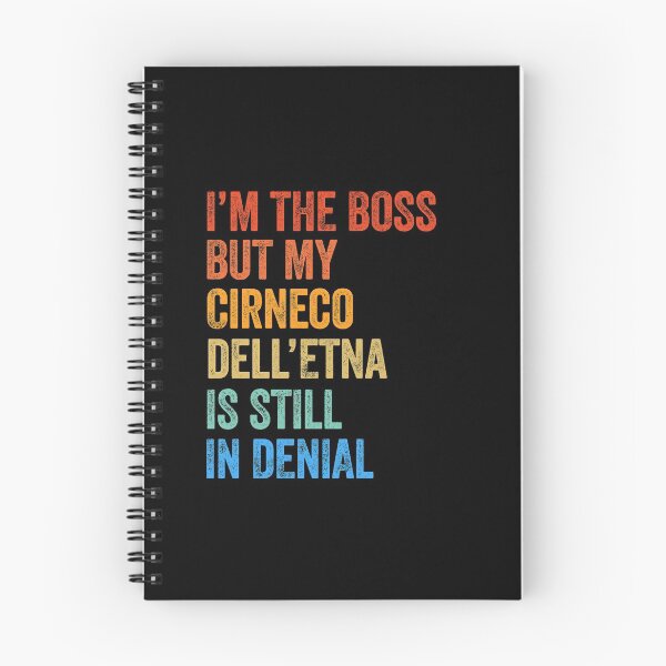 Item preview, I'm The Boss Cirneco dell’Etna Still In Denial designed and sold by Guarddogdrive.
