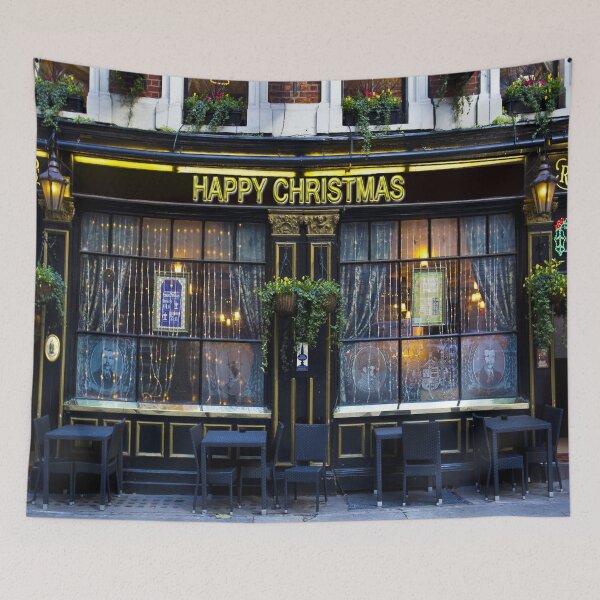 Item preview, Happy Christmas Pub designed and sold by Londonimages.