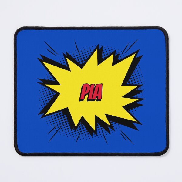 Item preview, Pia name id tag comic custom personalized kapow style artwork designed and sold by CreatedbyJR.
