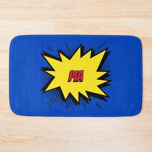 Item preview, Pia name id tag comic custom personalized kapow style artwork designed and sold by CreatedbyJR.