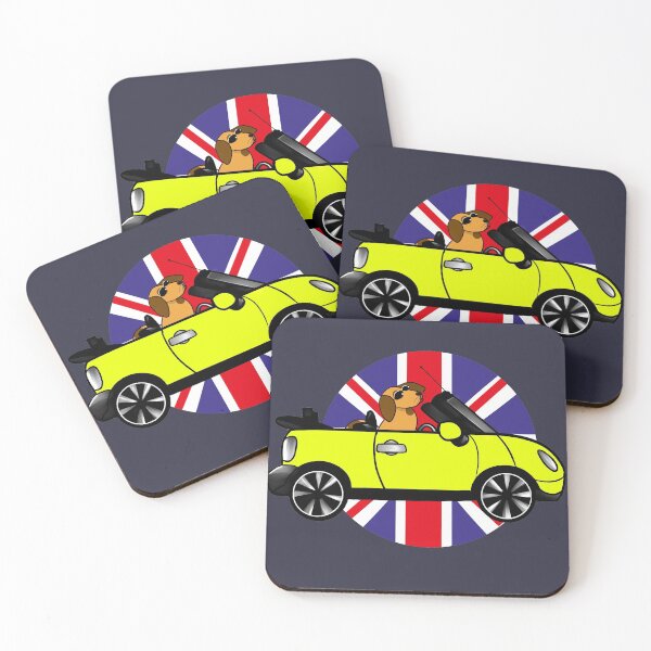 Item preview,   BEEP BEEP Mini and dog, england flag  designed and sold by BeccaKenDesigns.