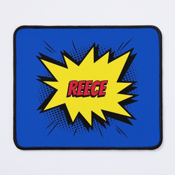 Item preview, Reece name id tag comic custom personalized kapow style artwork designed and sold by CreatedbyJR.