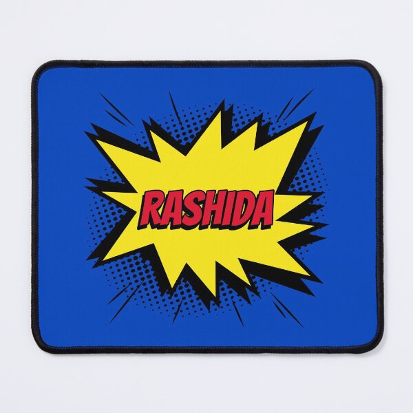 Item preview, Rashida name id tag comic custom personalized kapow style artwork designed and sold by CreatedbyJR.