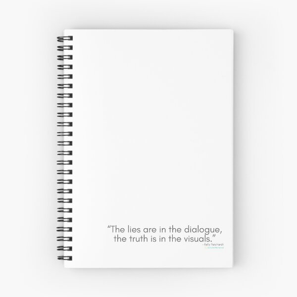 Item preview, The lies are in the dialogue, the truth is in the visuals -  Movie Set Quotes designed and sold by SantaFeFF.
