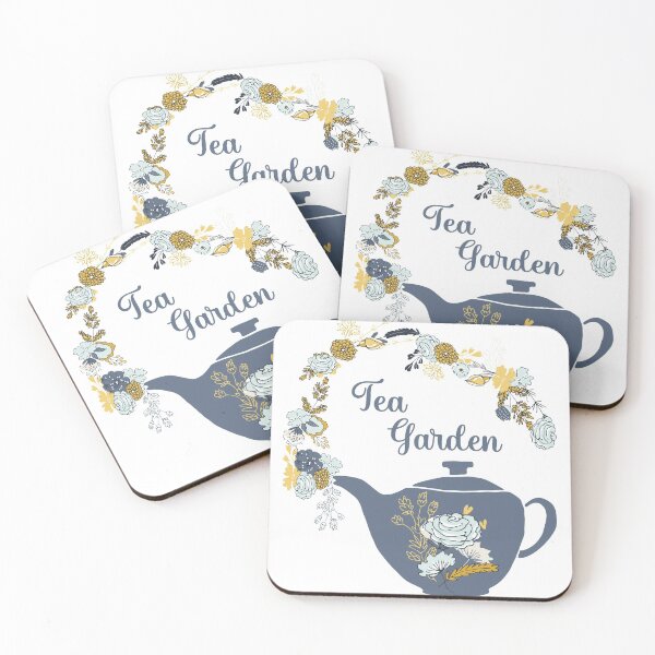 Item preview, Tea Garden Pretty Flowers Pouring From A Teapot designed and sold by ittybittyowl.