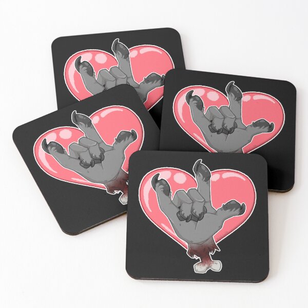 Item preview, Grey Wolf hand love designed and sold by Wolf-Lisa.