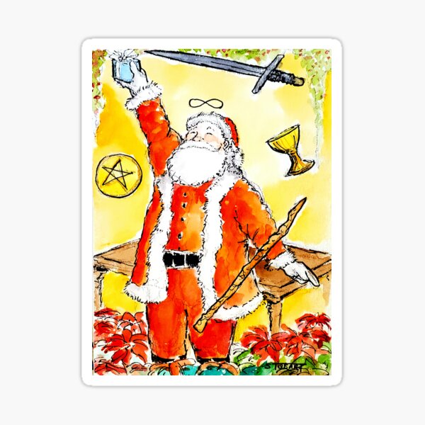The Christmas Magician Sticker