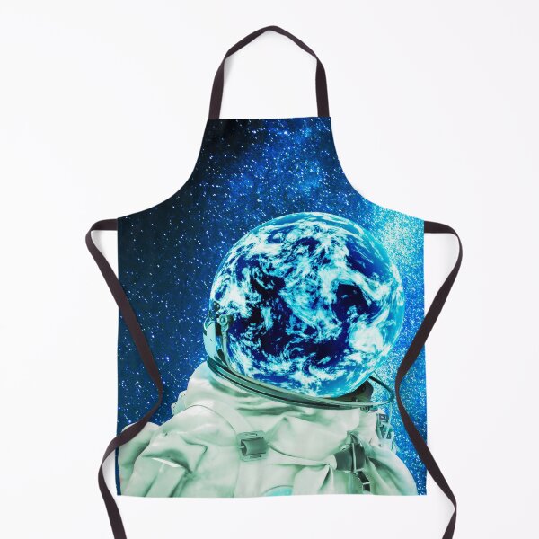 Item preview, Surreal Astronaut head to planet earth collage designed and sold by Yasmine khalifa.
