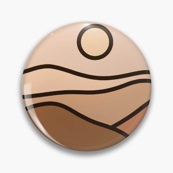 Item preview, Boho Peaceful Landscape Earthy Tones designed and sold by trajeado14.