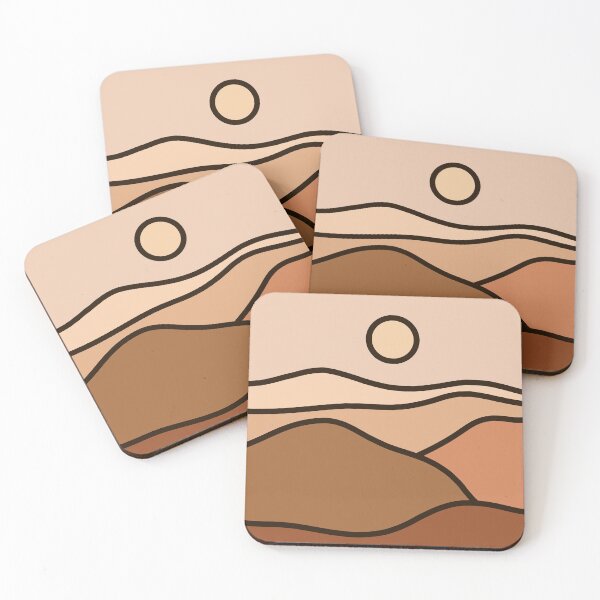Item preview, Boho Peaceful Landscape Earthy Tones designed and sold by trajeado14.