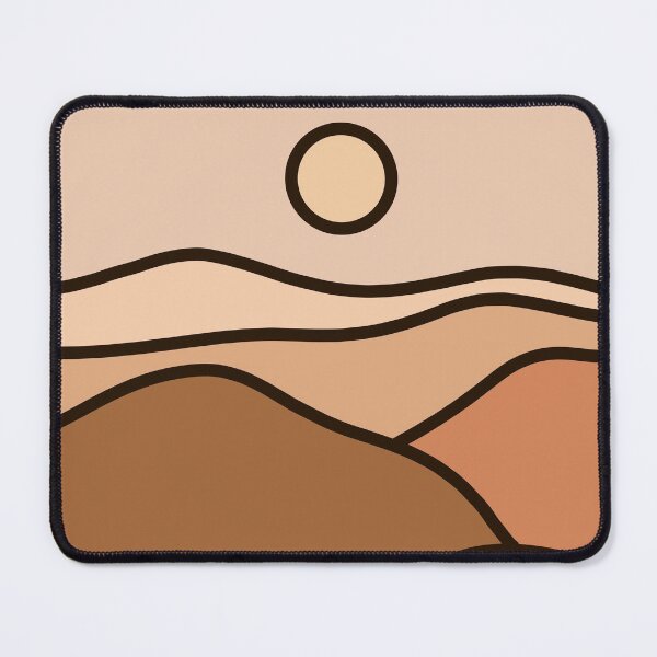 Item preview, Boho Peaceful Landscape Earthy Tones designed and sold by trajeado14.