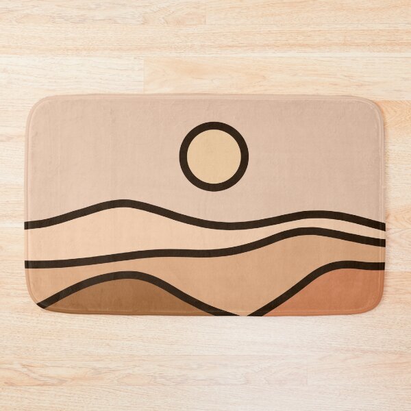 Item preview, Boho Peaceful Landscape Earthy Tones designed and sold by trajeado14.