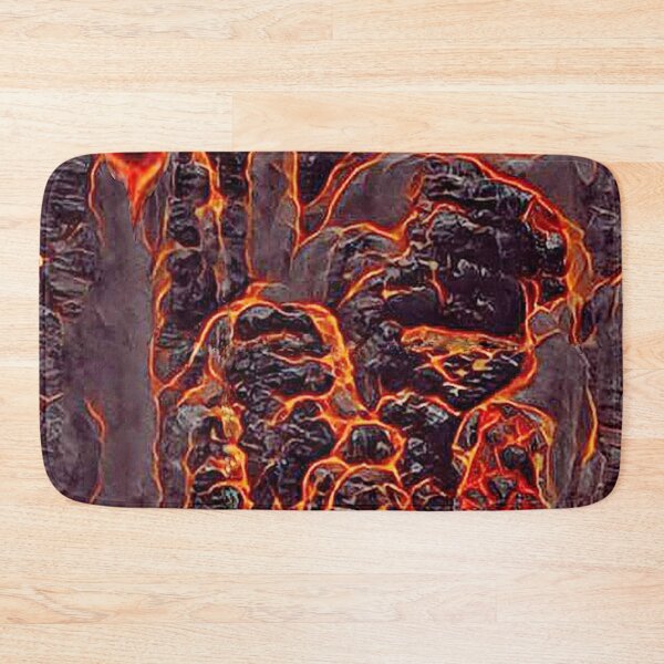 Item preview, lava, lava flows, for loft, red, brown, monochrome, minimalism, fire, stones, designed and sold by Maria Mihailova.