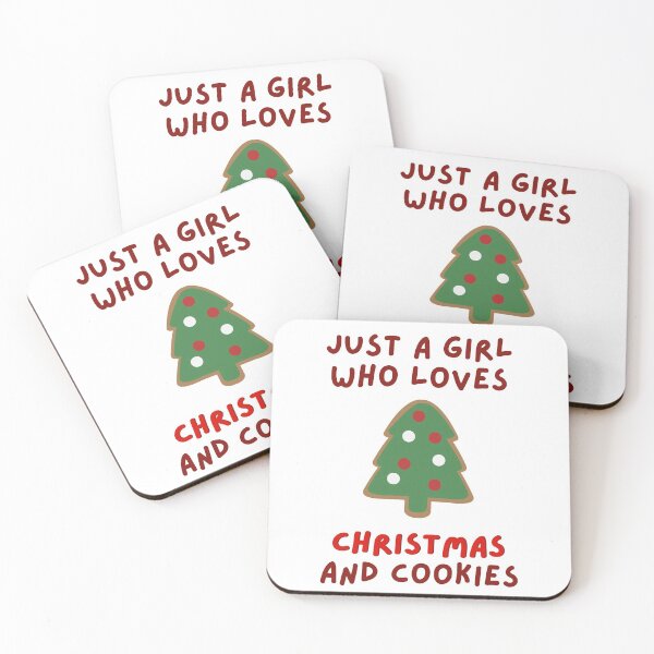 Item preview, Just A Girl Who Loves Christmas And Cookies designed and sold by DesignStory.