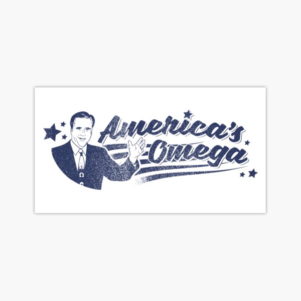 Item preview, America's Omega - Mitt Romney (but blue) designed and sold by icaruspendragon.