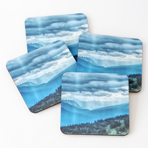 Item preview, Sun Streaming onto Misty Mountains, Vintage Painting Aesthetic  designed and sold by ACC .