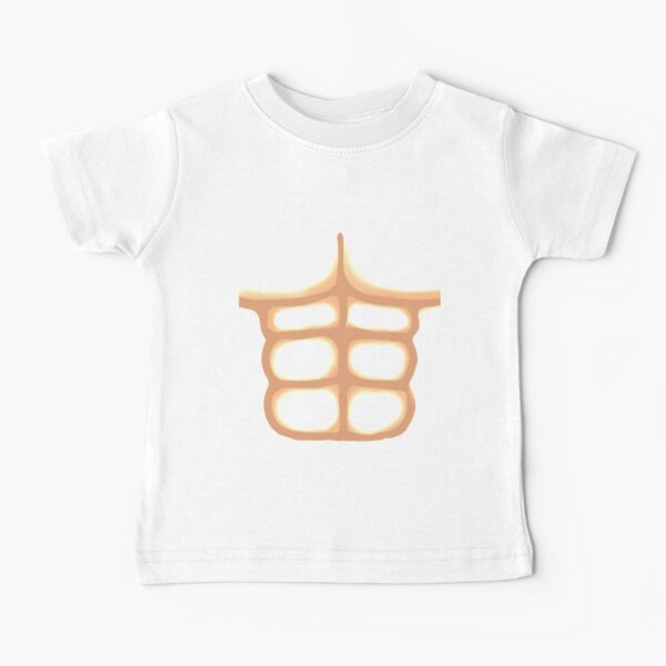 6 Pack Baby T Shirts Redbubble - muscle six pack roblox t shirt