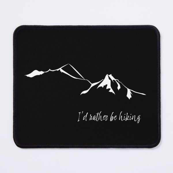 Item preview, I'd rather be hiking leewarddesign designed and sold by leewarddesign.