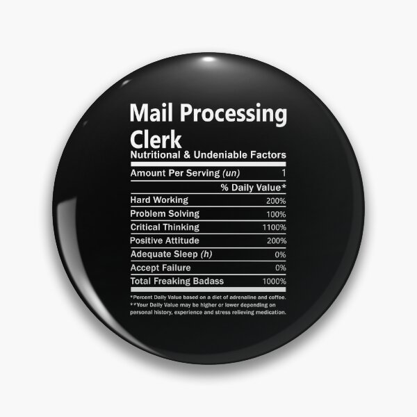 Item preview, Mail Processing Clerk T Shirt - Nutritional and Undeniable Factors Gift Item Tee designed and sold by oslandefren.