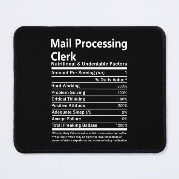 Item preview, Mail Processing Clerk T Shirt - Nutritional and Undeniable Factors Gift Item Tee designed and sold by oslandefren.