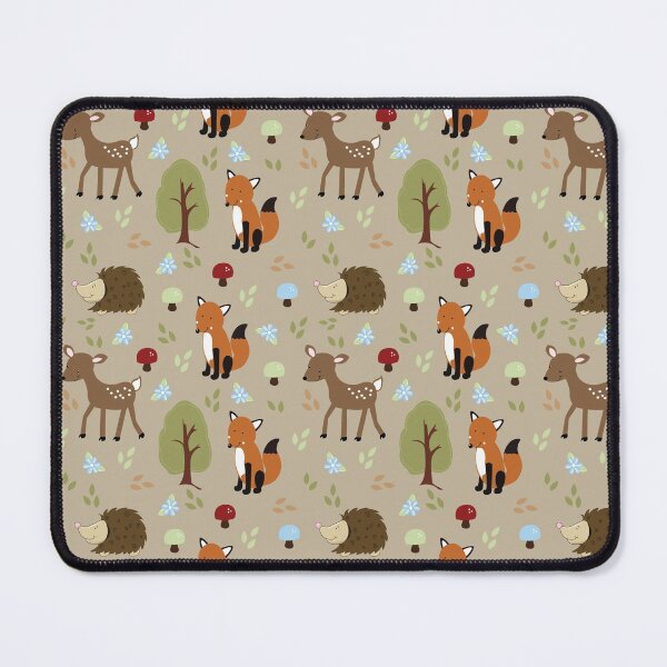 Item preview, Woodland Forest Animals in Tan designed and sold by Art by Jess.